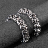 Cross Skull Men's Titanium Steel Bracelet – Jewelry Gift Ideas — 1