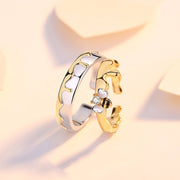 Couple Ring S925 Sterling Silver Pair Ring Color – Gifts for Couples — 1