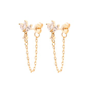 Artificial Gem Women's Ins Style Ear Chain Earrings – Stylish Gifts — 6