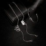Three-Piece Bow Crown Bracelet Bracelet – Jewelry Gift Ideas — 4