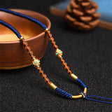 Handmade Pendant Braid Lanyard Emerald Round Jade – Jewelry Gift Ideas — 4
