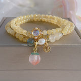 Gold Hair Crystal Wealth Transfer Bracelet – Jewelry Gift Ideas — 6