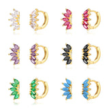 Ins Style Color Zircon All-match Earrings Symmetrical – Stylish Gifts — 6