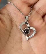 I Love You Projection Necklace Women's High-end – Jewelry Gift Ideas — 3