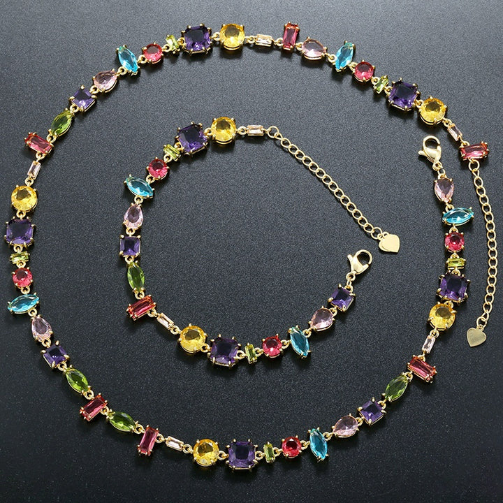 Cross-border Candy Color Special-shaped Zircon – Jewelry Gift Ideas — 1