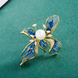 Five-petal Flower Vintage Corsage Pin Brooch – Jewelry Gift Ideas — 11