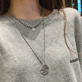 Fashion Long Geometric Pendant Multilayer – Jewelry Gift Ideas — 4