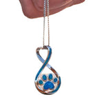 Personalized Footprints Alloy Pendant Necklace – Jewelry Gift Ideas — 3