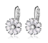 Copper Zircon Floral Diamond Necklace Stud – Jewelry Gift Ideas — 14