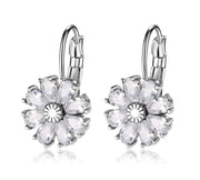 Copper Zircon Floral Diamond Necklace Stud – Jewelry Gift Ideas — 14