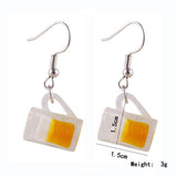 Resin Stereo Draft Beer Cup Earrings – Kitchen Gifts — 4