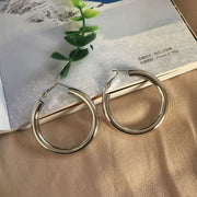 Simple European American Circle Earrings Alloy – Practical Gifts — 3