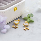 Cloud White Butterflies Earrings – Thoughtful Gifts — 5