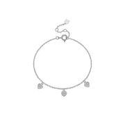 Silver Love Pendant Bracelet For Women – Jewelry Gift Ideas — 4