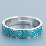 Meteor Shower Couple Rings Long Distance Nostalgic Men – Gifts for Her — 6