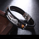 Multilayer Braided Leather Bracelet Infinite 8 – Jewelry Gift Ideas — 4