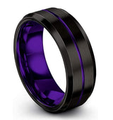 Men's Titanium Steel Brushed Polished Ring – Gifts for Him — 6
