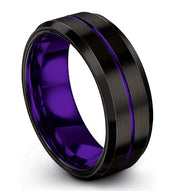 Men's Titanium Steel Brushed Polished Ring – Gifts for Him — 6
