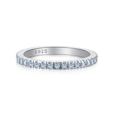 Women's Gypsophila Colored Zircon Single Row Sterling – Gifts for Her — 12