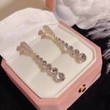 Women's Full Diamond Water Drop Earrings – Gifts for Her — 6