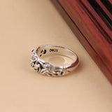 Vintage Thai Silver Black Rose Ring – Gift Ideas — 3