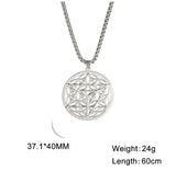 Fashion Real Gold Plating Cut Hollow Ring Merkaba – Jewelry Gift Ideas — 4