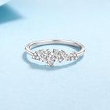 Women's 925 Sterling Silver Moissanite Ring – Gifts for Her — 3