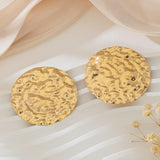 Simple Style Exaggerated Alloy Round Texture – Stylish Gifts — 2