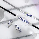 Couple Ring Sterling Silver Niche Design Enamel – Gifts for Couples — 4