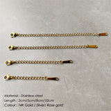 Stainless Steel Jewelry Accessories Extension – Stylish Gifts — 15