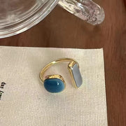 Fashion Oil Dripping Geometric Ring – Stylish Gifts — 14