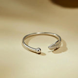 Minimalist Creative Feather Bracelet Ring – Jewelry Gift Ideas — 11