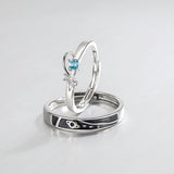 S925 Sterling Silver Dream Planet Couple Ring – Gifts for Couples — 4