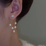 Small Design Sense Vintage Pearl Tassel Earrings – Useful Gifts — 5