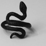 Snake Pattern Ring Punk 4-piece Ring Set – Useful Gifts — 11