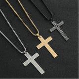 Cross Necklace Titanium Steel Men's Necklace – Jewelry Gift Ideas — 6
