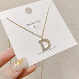 Haoshi Necklace English Letter D Pendant Clavicle – Jewelry Gift Ideas — 5