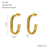 Retro Stud Earrings Female Niche Gold – Gifts for Her — 2