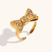 Women's Retro Fashion And Personalized Bow Ring – Stylish Gifts — 3