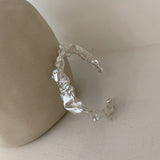 Geometric Irregular Hip Hop Bumpy Tin Foil – Jewelry Gift Ideas — 4