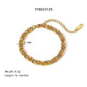 Stainless Steel Necklace Gold-plated Premium – Jewelry Gift Ideas — 3