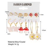 Fashion Creative Flower For Mushroom Earrings – Stylish Gifts — 4