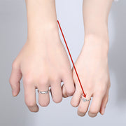 Couple Rings A Pair Of Sterling Silver Male And Female – Gifts for Her — 6