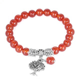 Vintage Wisdom Tree Ancient Silver Charm Bead String – Gifts for Her — 2