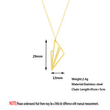 Stainless Steel Cutout Paper Endant Accessories – Jewelry Gift Ideas — 2