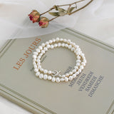 Baroque Pearl Necklace 925 Silver OT Buckle – Jewelry Gift Ideas — 2