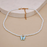 Elegant White Pearl Choker Necklace Small Round – Jewelry Gift Ideas — 6