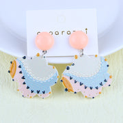 Cartoon Rainbow Contrast Color Acrylic Stud Earrings – Stylish Gifts — 2