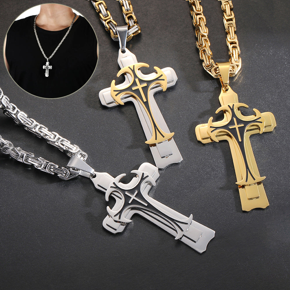 Fashion Jewelry Christian Trinity Latin Cross – Jewelry Gift Ideas — 1