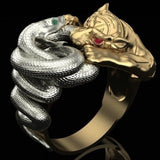 Electroplated Two-color Ring Men's Hand Accessories – Stylish Gifts — 7